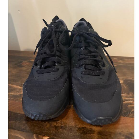 Nike Air Max 90 Essential Triple Black 806808-001 Men’s Size 10 Running Shoes - Picture 6 of 6